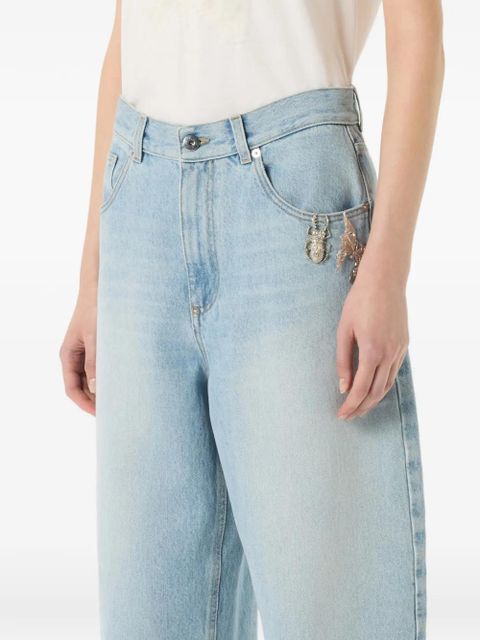 Blumarine belt-loops jeans - Blue