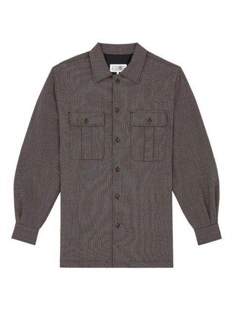 MM6 Maison Margiela mini shirt dress - Grey - zdjęcie produktu nr 1