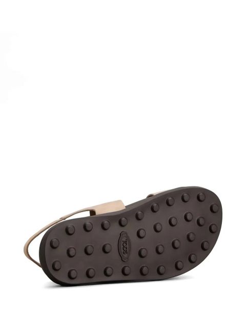 Tod's strap detail flat sandals - Neutrals
