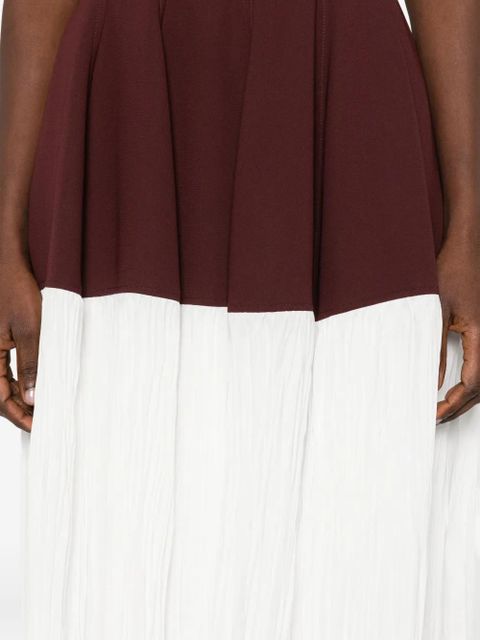 Simkhai pleated maxi dress - Brown