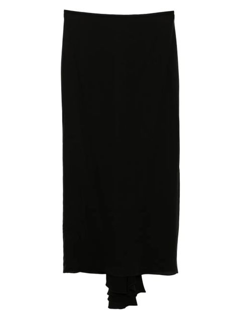 TOM FORD ruffled silk skirt - Black - zdjęcie produktu nr 1