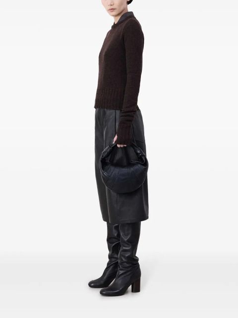 LEMAIRE mini Fortune Croissant tote bag - Black - zdjęcie produktu nr 2