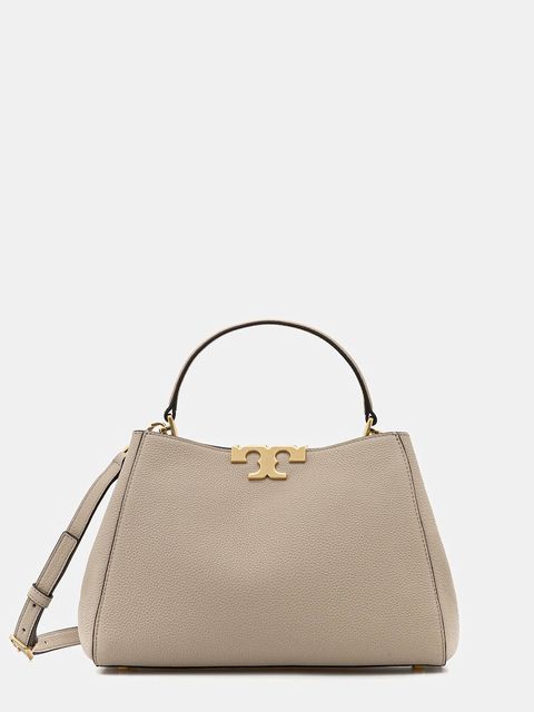 Tory Burch torebka skórzana Eleanor Soft Medium kolor beżowy 177217.250 - zdjęcie produktu nr 1