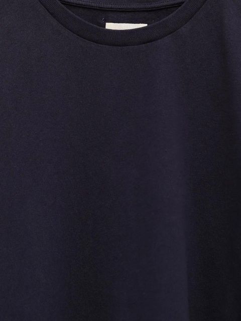 KHAITE short-sleeve crew-neck T-shirt - Blue