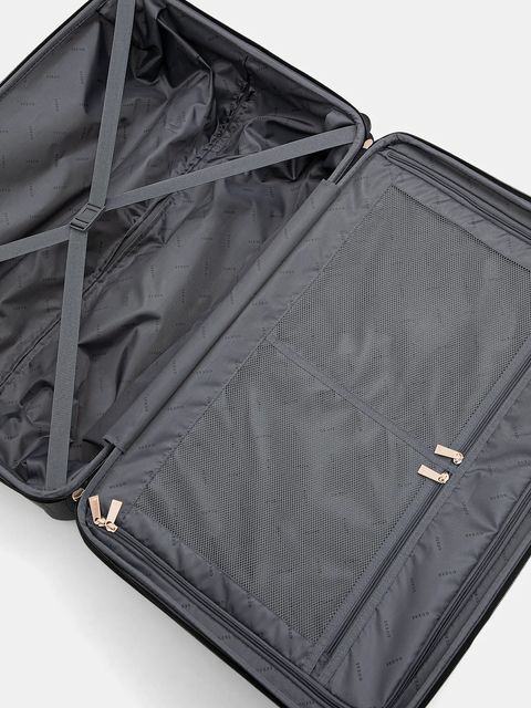 Guess walizka WILDER LARGE kolor brązowy TWHP74 52988