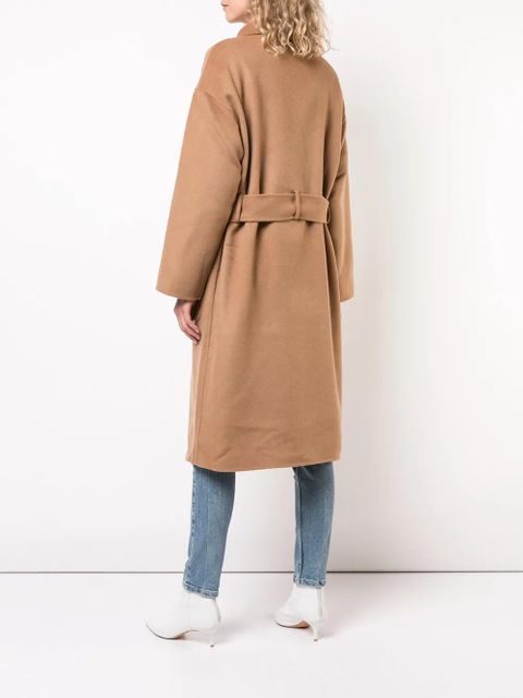 ANINE BING Dylan belted double-breasted coat - Neutrals