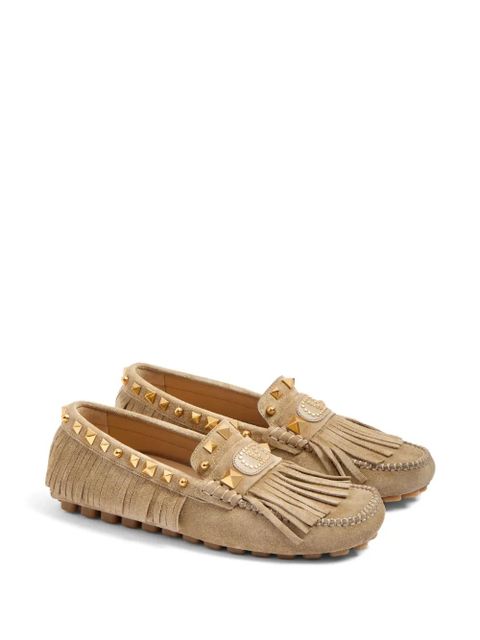 Valentino Garavani Plaster Caster fringed loafers - Neutrals - zdjęcie produktu nr 2