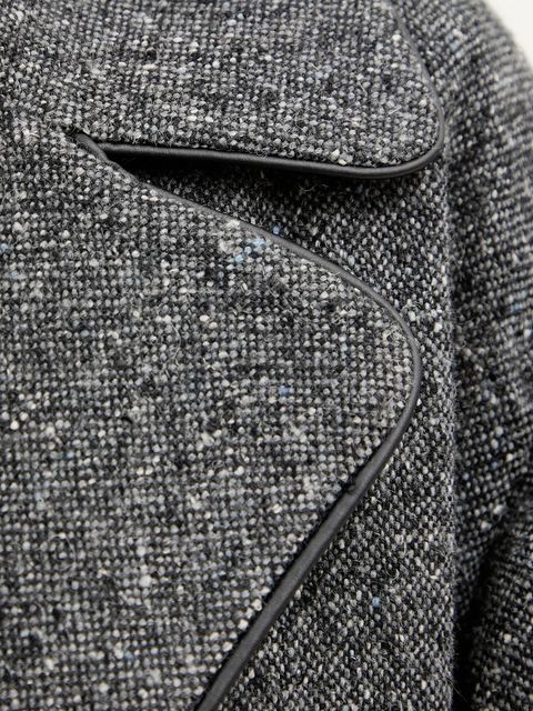 Iceberg płaszcz z dodatkiem wełny kolor szary N011 3083