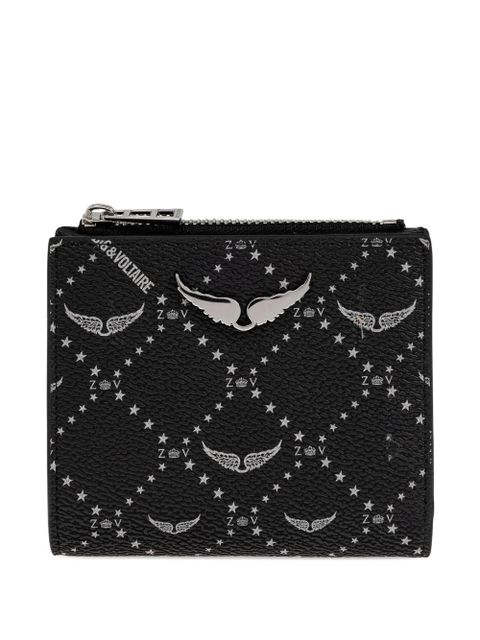 Zadig&Voltaire wings-plaque zip-around wallet - Black - zdjęcie produktu nr 1