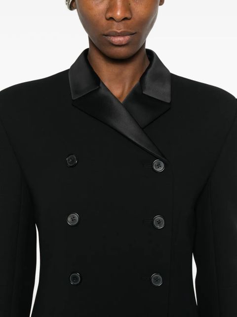 KHAITE Sabel double-breasted jacket - Black