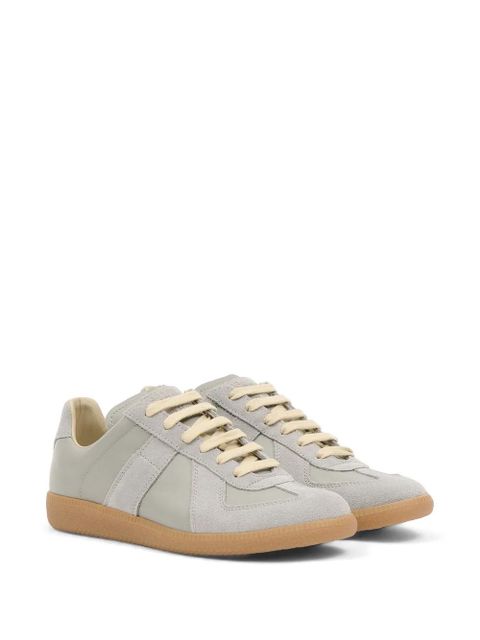 Maison Margiela Replica suede-panel sneakers - Grey - zdjęcie produktu nr 2