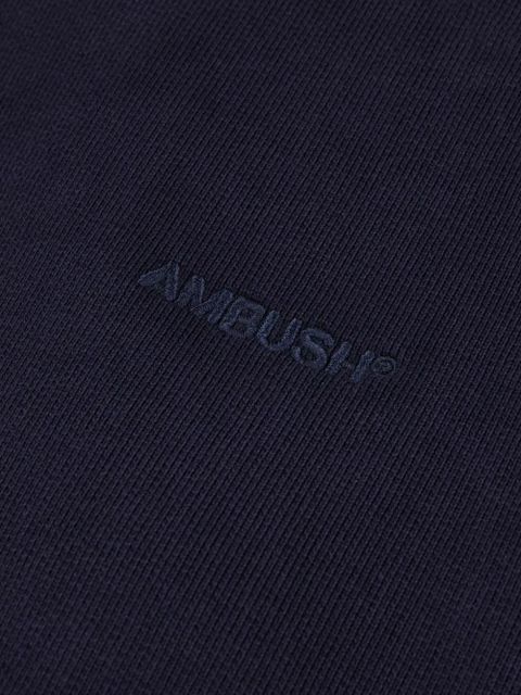 AMBUSH logo-embroidered cotton sweatshirt - Blue - zdjęcie produktu nr 2