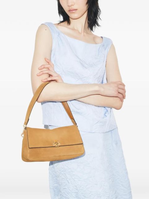 Tory Burch small Charlie suede shoulder bag - Neutrals - zdjęcie produktu nr 2