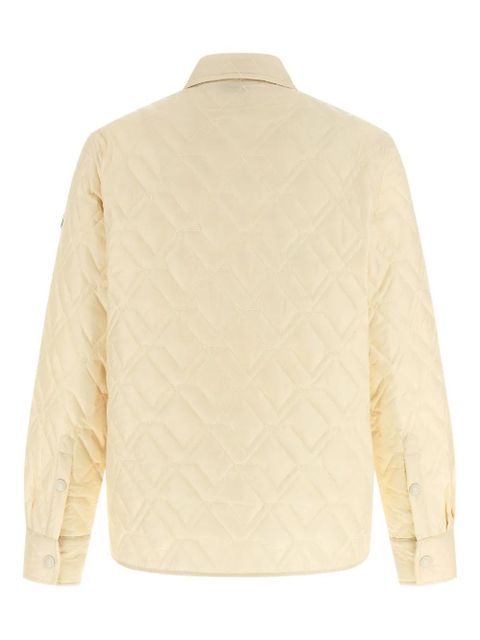 Moncler quilted overshirt - Neutrals