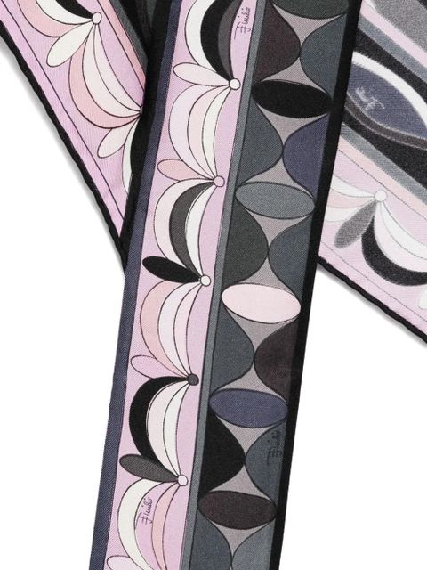 PUCCI printed silk scarf - Pink