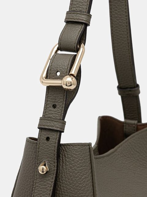 Furla torebka skórzana kolor zielony WB01373.HSF000.2810S