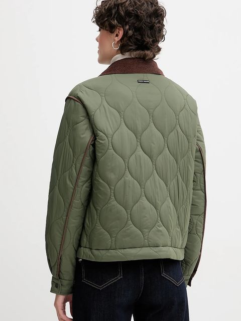 Pepe Jeans kurtka kolor zielony przejściowa PL4024342