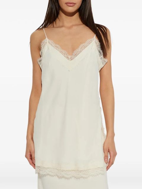 Róhe lace-trim camisole top - Neutrals - zdjęcie produktu nr 1