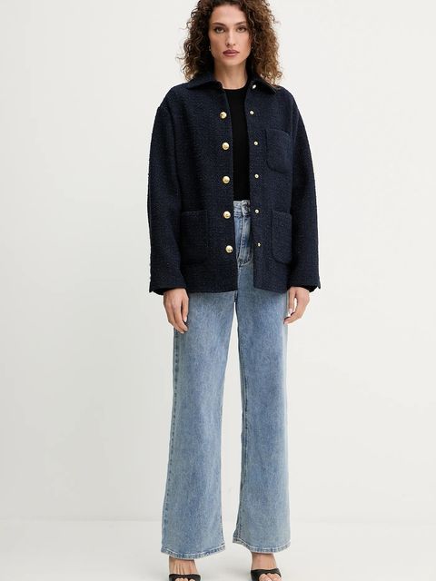 Silvian Heach sweter LETALO damski kolor czarny lekki GPA25038MA - zdjęcie produktu nr 2