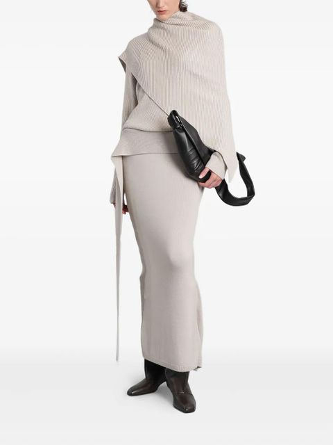 ENTIRE STUDIOS layered wrap skirt - Neutrals - zdjęcie produktu nr 2