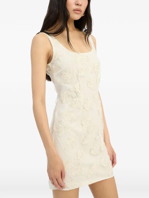 ROTATE BIRGER CHRISTENSEN beaded mini dress - Neutrals