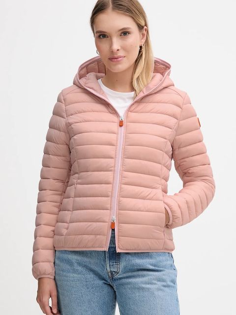 Save The Duck kurtka DAISY kolor różowy przejściowa D33620W.GIGA21 - zdjęcie produktu nr 1