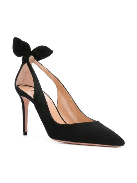 Aquazzura Bow Tie 85mm pumps - Black