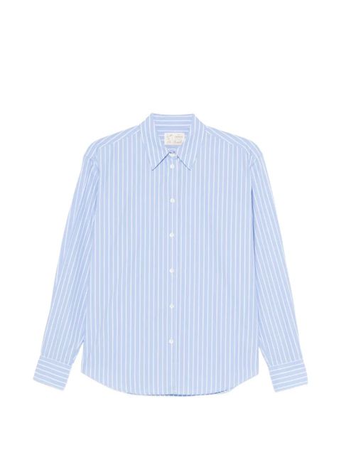 MC2 Saint Barth Meredith striped buttoned shirt - Blue - zdjęcie produktu nr 1