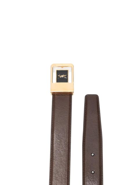 Saint Laurent buckle belt - Brown - zdjęcie produktu nr 2