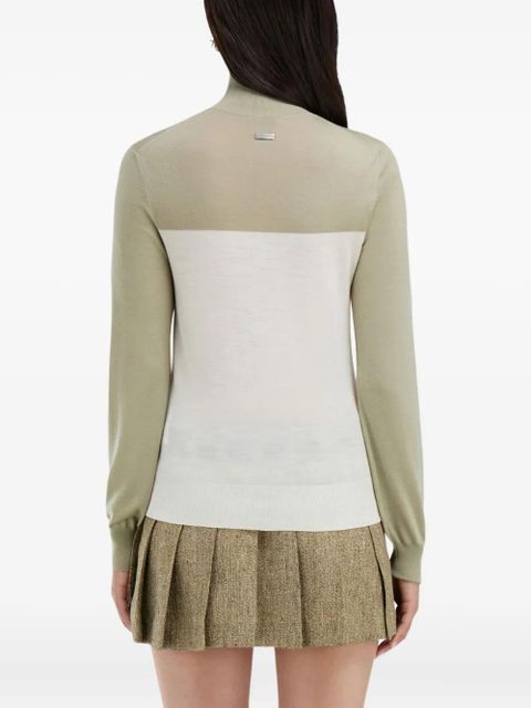 Ferragamo colour-block sweater - Neutrals