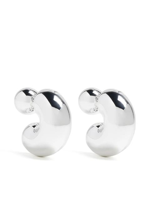 Jenny Bird Tome medium hoops - Silver - zdjęcie produktu nr 1