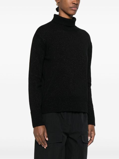 Moncler lurex-embellished sweater - Black - zdjęcie produktu nr 2