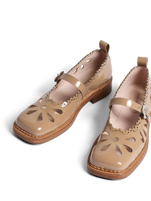 Simone Rocha cut-out Mary-Jane brogue - Neutrals - zdjęcie produktu nr 2