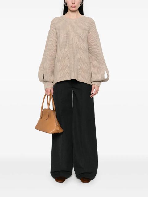 Nanushka cut out-detail sweater - Neutrals