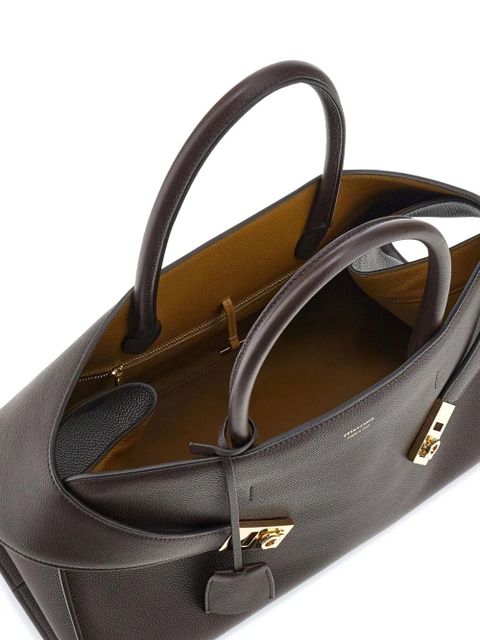 Ferragamo medium Hug tote bag - Brown