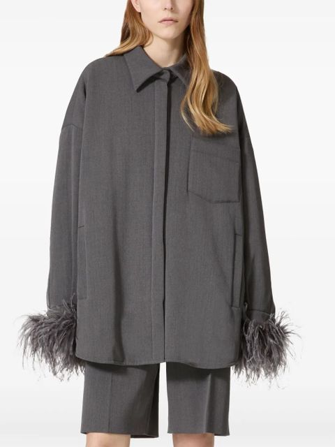 Valentino Garavani Active gabardine shirt - Grey