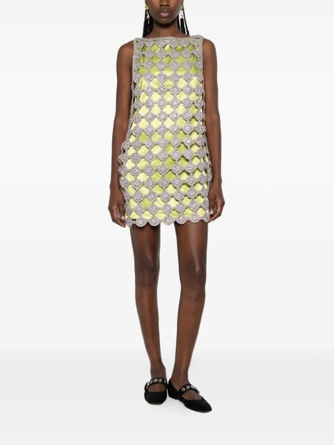 Simon Miller Sina crochet mini dress - Green