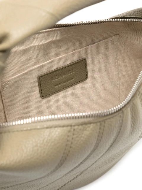 LEMAIRE Fortune Croissant zip-fastening tote bag - Green