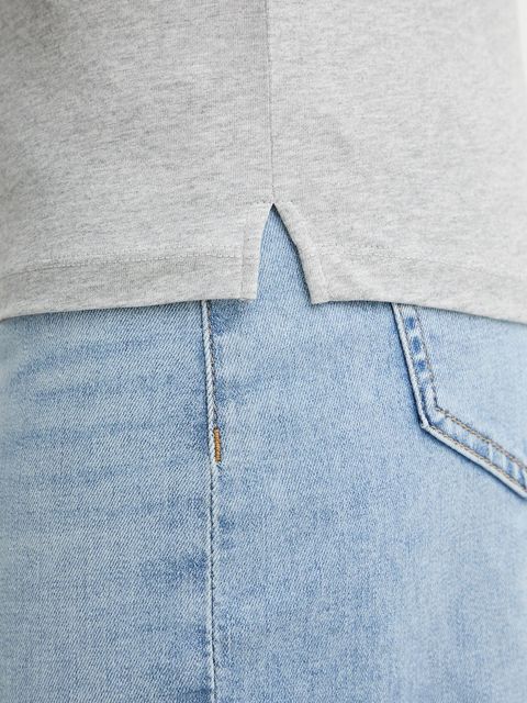 Guess t-shirt bawełniany damski kolor szary W5BI18 I3Z14