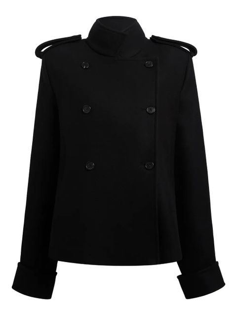 KHAITE double-breasted epaulet jacket - Black - zdjęcie produktu nr 1