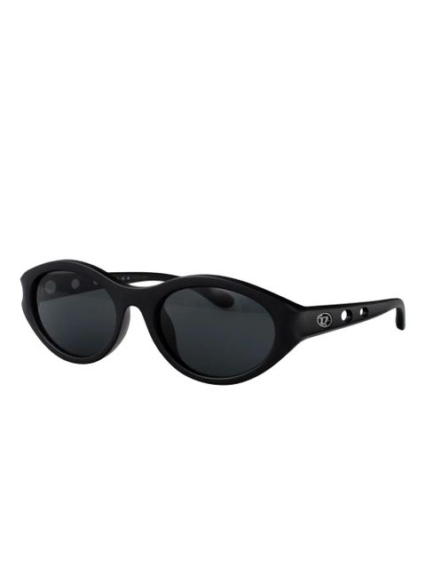 Diesel oval-frame sunglasses - Black - zdjęcie produktu nr 2
