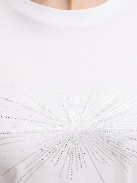 Joop! t-shirt bawełniany damski kolor biały 30100884