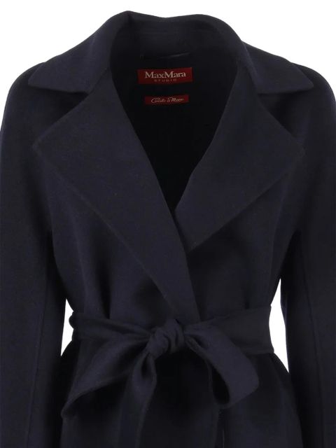 Max Mara Ajaccio belted coat - Blue