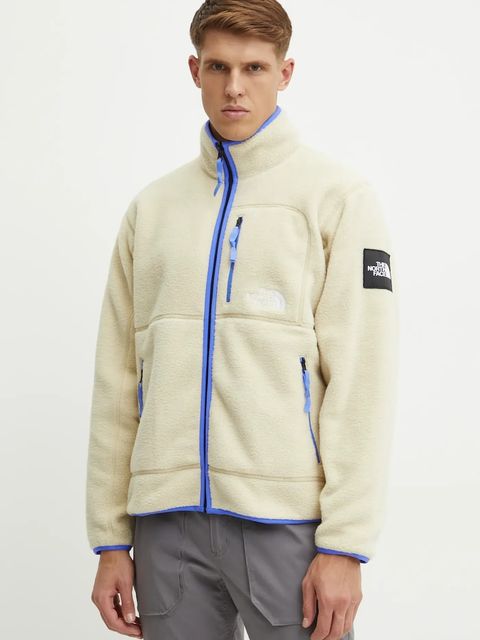 The North Face kurtka dwustronna TNF x Yinka Ilori kolor beżowy przejściowa NF0A89GK4D51