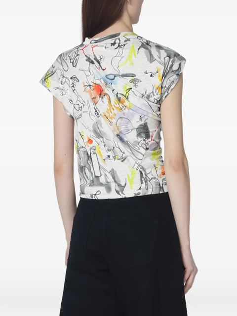 Vivienne Westwood Hebo graphic-print T-shirt - Neutrals