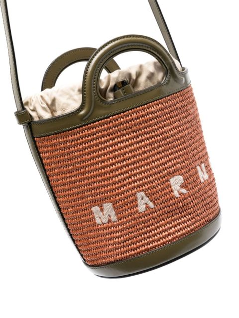 Marni small Tropicalia bucket bag - Orange