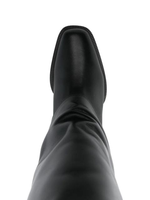 FENDI leather ankle boots - Black - zdjęcie produktu nr 2