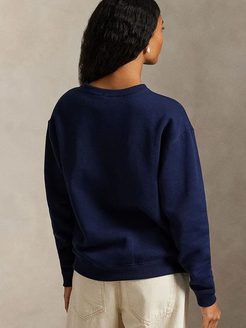 Polo Ralph Lauren bluza damska kolor granatowy gładka 211943006