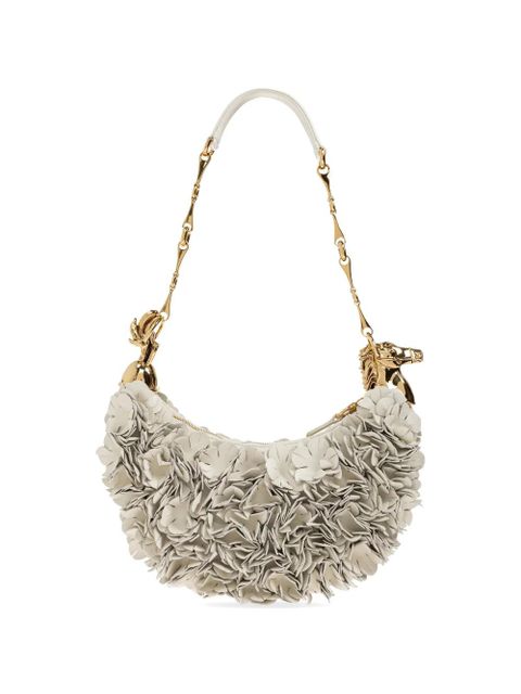 Chloé floral-appliqué shoulder bag - Neutrals