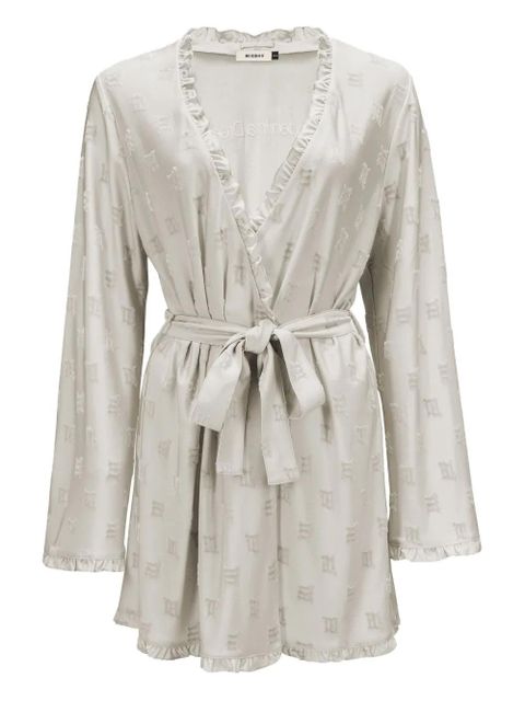 MISBHV monogram-pattern robe - Neutrals - zdjęcie produktu nr 1